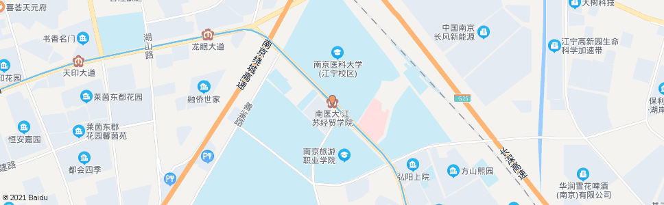 南京经贸学院南门_公交站地图_南京公交_妙搜公交查询2024