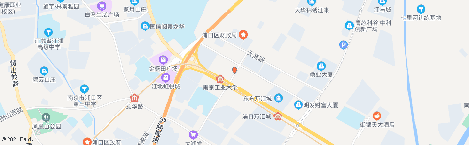 南京新浦路浦口大道_公交站地图_南京公交_妙搜公交查询2024