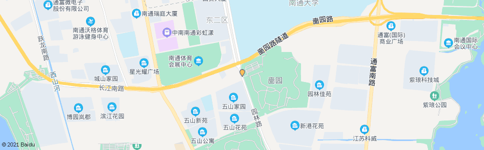 南通园林路南郊路南_公交站地图_南通公交_妙搜公交查询2024