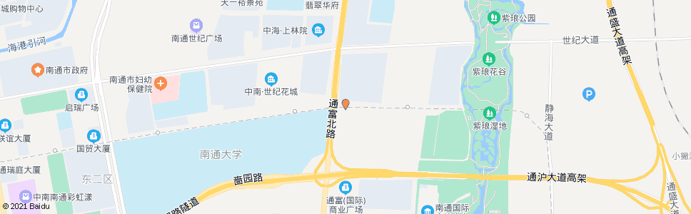 南通崇川路通富路东_公交站地图_南通公交_妙搜公交查询2024