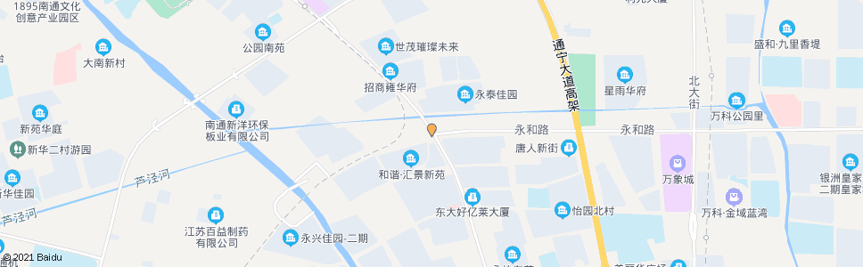 南通长泰路永和路路口_公交站地图_南通公交_妙搜公交查询2024