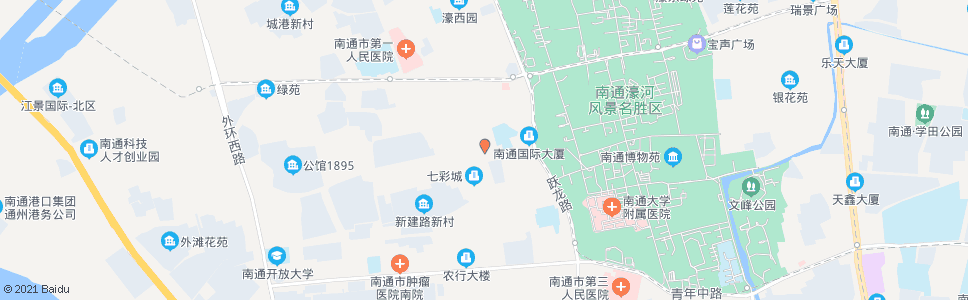 南通财茂园_公交站地图_南通公交_妙搜公交查询2024