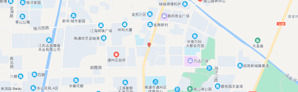 南通通掘路碧华路口_公交站地图_南通公交_妙搜公交查询2024