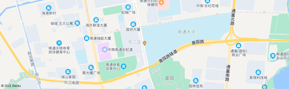 南通南通大学西门_公交站地图_南通公交_妙搜公交查询2024