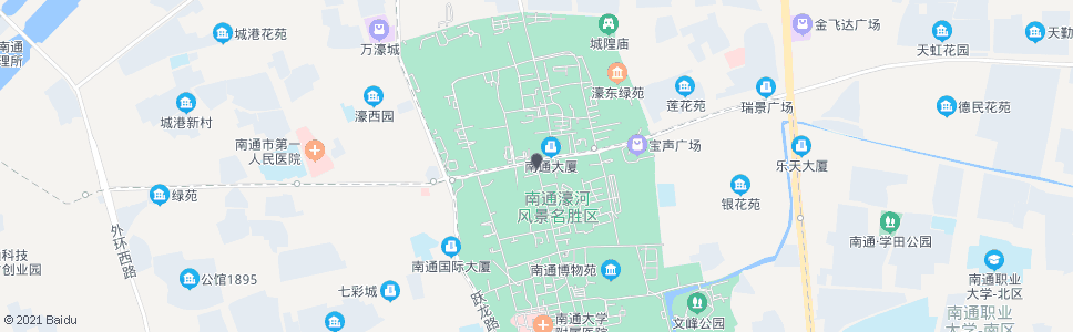 南通南大街_公交站地图_南通公交_妙搜公交查询2024