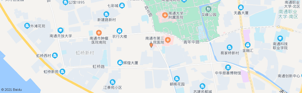 南通东门路北门路_公交站地图_南通公交_妙搜公交查询2024