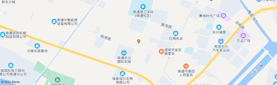 南通永兴路城港路北_公交站地图_南通公交_妙搜公交查询2024