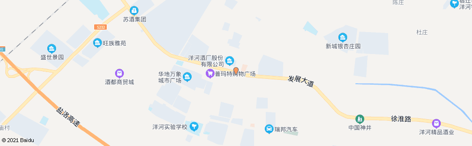 宿迁洋河医院_公交站地图_宿迁公交_妙搜公交查询2024