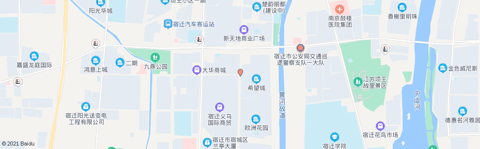 宿迁希望城_公交站地图_宿迁公交_妙搜公交查询2024