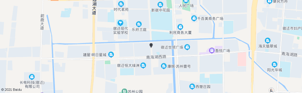 宿迁江南水岸_公交站地图_宿迁公交_妙搜公交查询2024