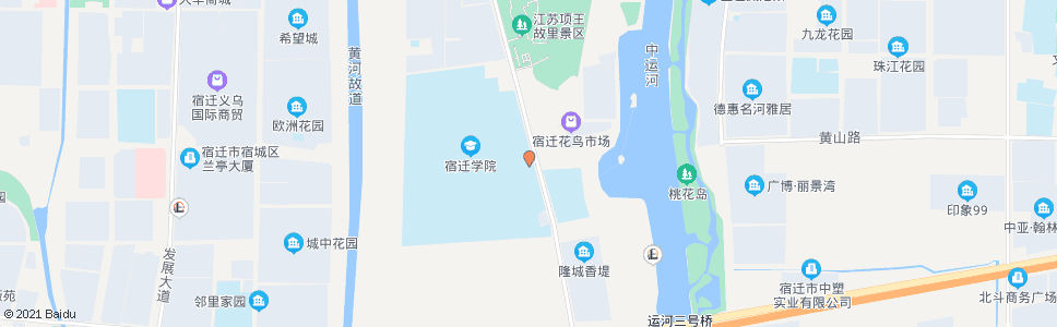 宿迁宿迁学院东门_公交站地图_宿迁公交_妙搜公交查询2024