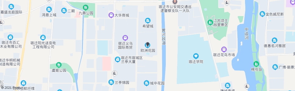 宿迁欧洲花园_公交站地图_宿迁公交_妙搜公交查询2024