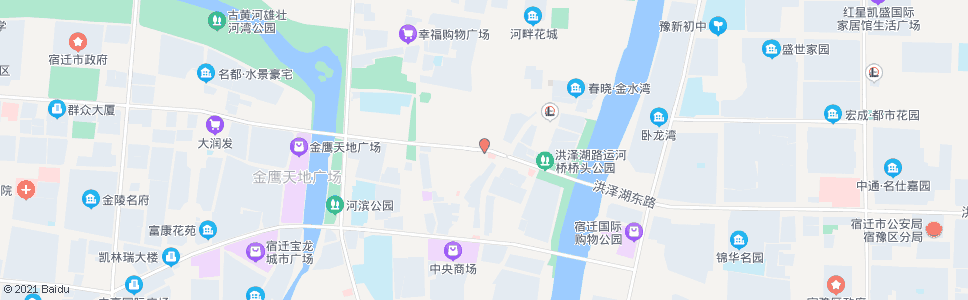 宿迁二院_公交站地图_宿迁公交_妙搜公交查询2024