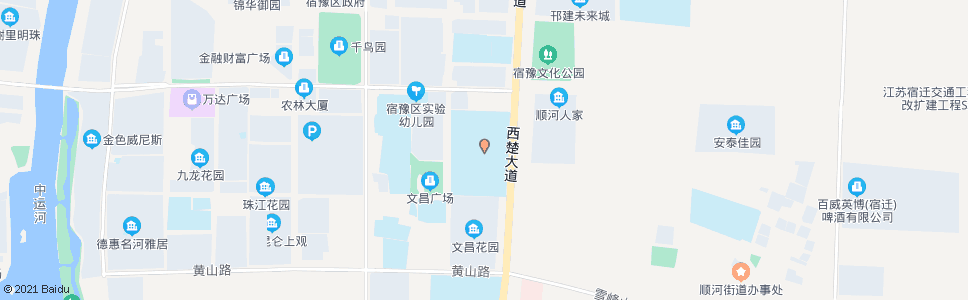 宿迁文昌中学(宿豫中学)_公交站地图_宿迁公交_妙搜公交查询2024