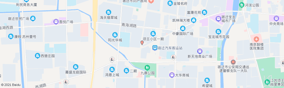 宿迁平安菜场_公交站地图_宿迁公交_妙搜公交查询2024