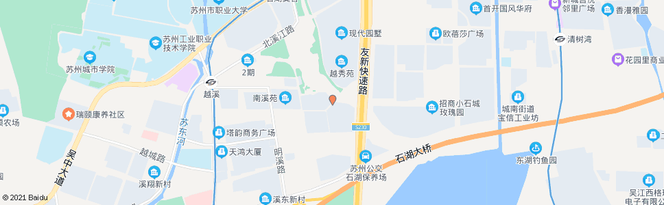 苏州苏街小石湖路_公交站地图_苏州公交_妙搜公交查询2024