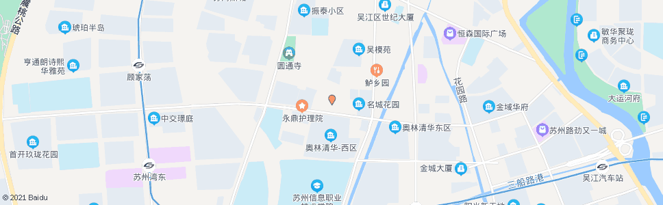 苏州永鼎医院_公交站地图_苏州公交_妙搜公交查询2024