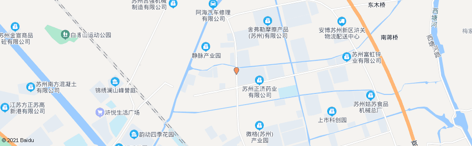 苏州浒青路青花路北_公交站地图_苏州公交_妙搜公交查询2024