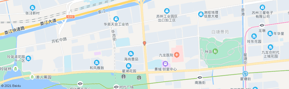 苏州星湖街沈浒路_公交站地图_苏州公交_妙搜公交查询2024