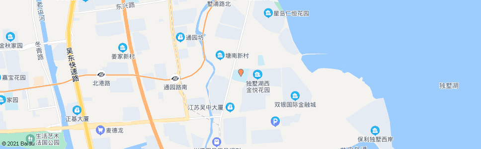 苏州独墅湖实验小学_公交站地图_苏州公交_妙搜公交查询2024