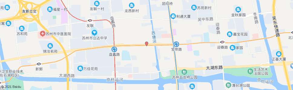 苏州宝带西路金枫路东_公交站地图_苏州公交_妙搜公交查询2024