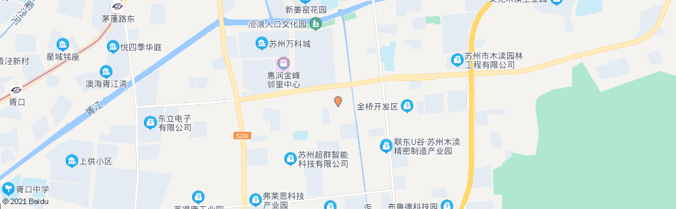 苏州走马塘路宝带西路南_公交站地图_苏州公交_妙搜公交查询2024