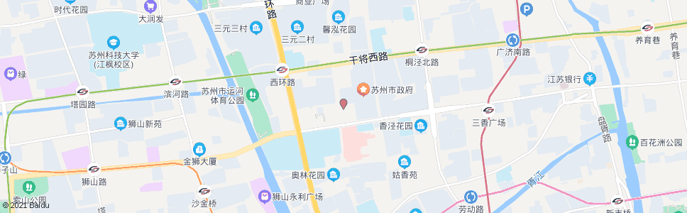 苏州青松路城中东路_公交站地图_苏州公交_妙搜公交查询2025