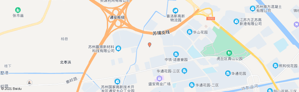 苏州真北路石唐路东_公交站地图_苏州公交_妙搜公交查询2024