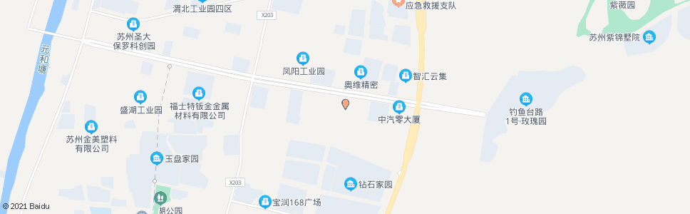 苏州钻石路爱格豪路南_公交站地图_苏州公交_妙搜公交查询2024