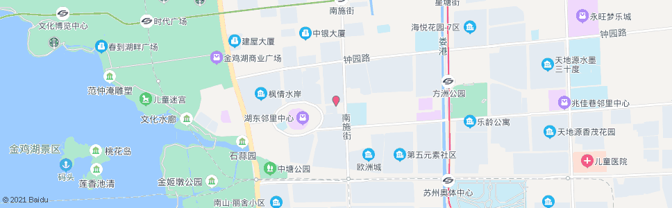 苏州东城郡南_公交站地图_苏州公交_妙搜公交查询2024