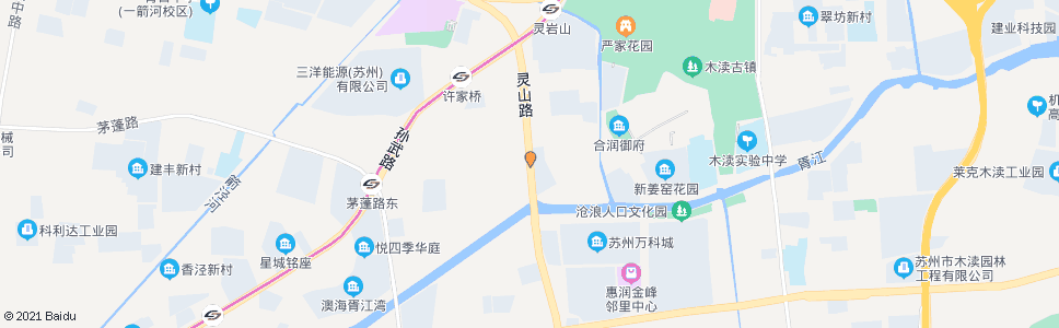 苏州灵山路719号_公交站地图_苏州公交_妙搜公交查询2024