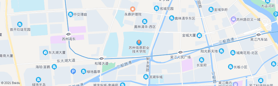 苏州苏州信息职业技术学院_公交站地图_苏州公交_妙搜公交查询2024