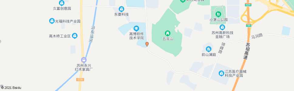 苏州科技城实训基地_公交站地图_苏州公交_妙搜公交查询2024