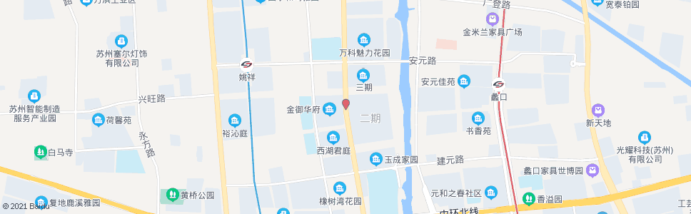 苏州御窑路玉成路北_公交站地图_苏州公交_妙搜公交查询2024