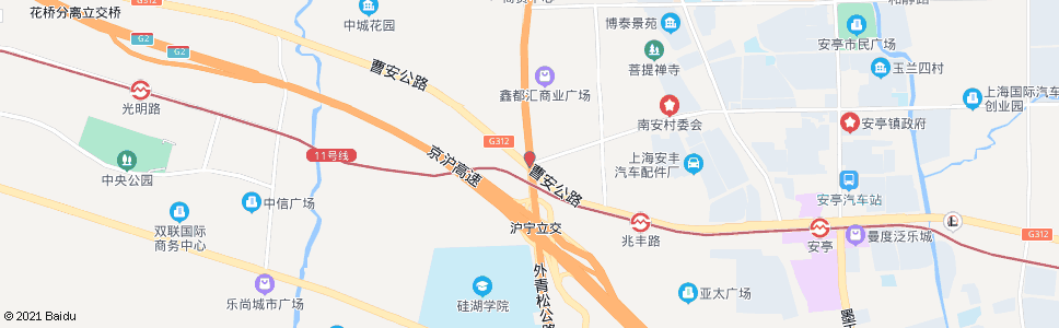 苏州曹安路外青松公路_公交站地图_苏州公交_妙搜公交查询2024