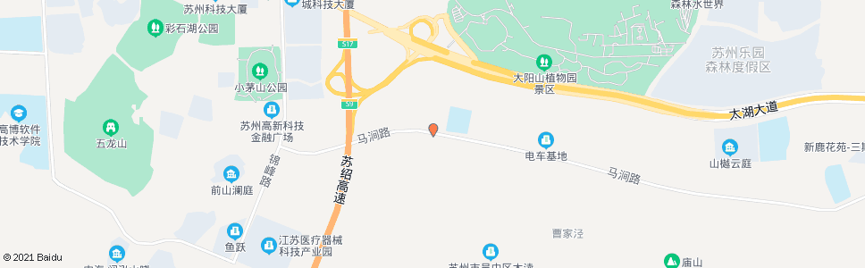 苏州藏北路马涧路北_公交站地图_苏州公交_妙搜公交查询2024