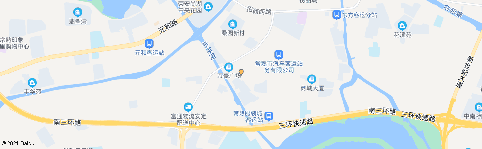 苏州富通物流(常兴路)_公交站地图_苏州公交_妙搜公交查询2024