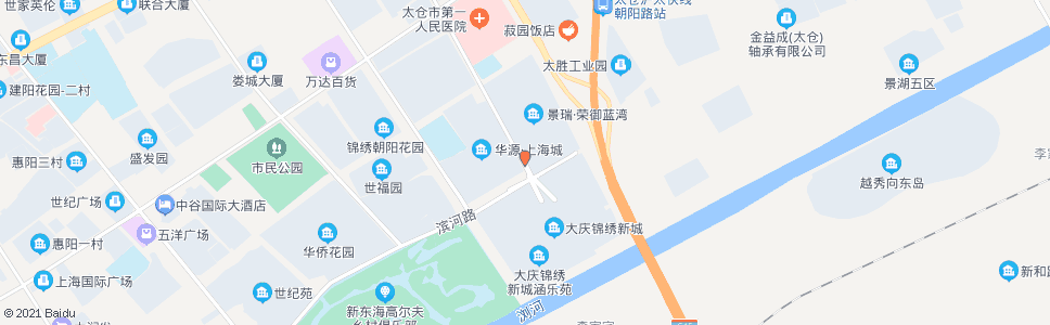 苏州锦绣北门(北行)_公交站地图_苏州公交_妙搜公交查询2024