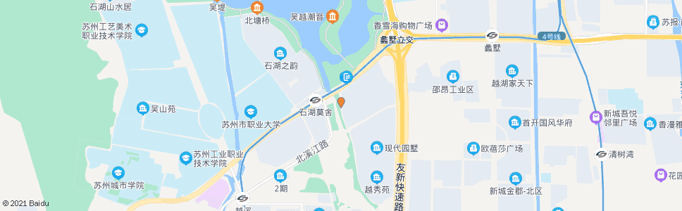 苏州水岸清华_公交站地图_苏州公交_妙搜公交查询2024