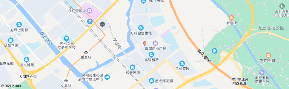 苏州城北西路首末站_公交站地图_苏州公交_妙搜公交查询2024