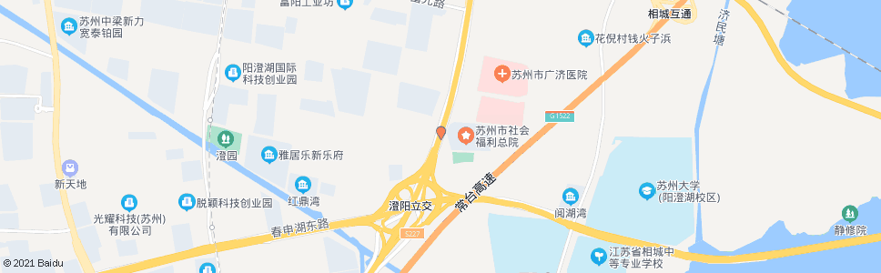 苏州澄月路泰元路北_公交站地图_苏州公交_妙搜公交查询2024