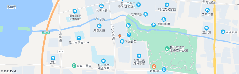 苏州清风华院_公交站地图_苏州公交_妙搜公交查询2024