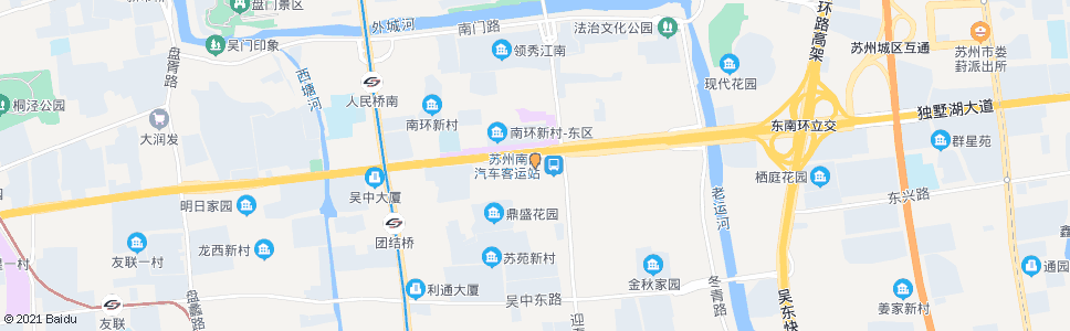 苏州汽车南站公交换乘枢纽站_公交站地图_苏州公交_妙搜公交查询2024