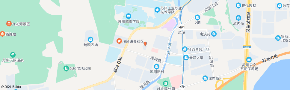 苏州吴山街溪翔路东_公交站地图_苏州公交_妙搜公交查询2024