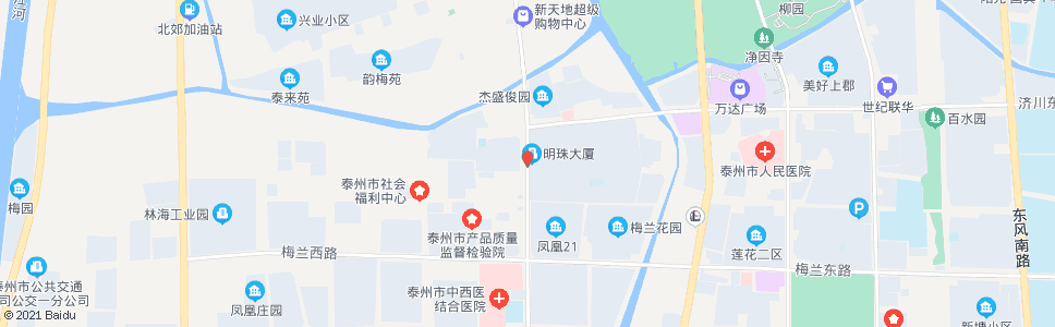 泰州鑫泰花园_公交站地图_泰州公交_妙搜公交查询2024