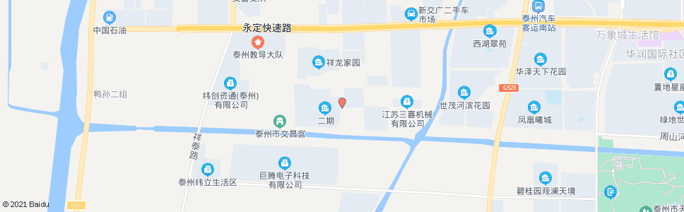 泰州龙凤村_公交站地图_泰州公交_妙搜公交查询2024