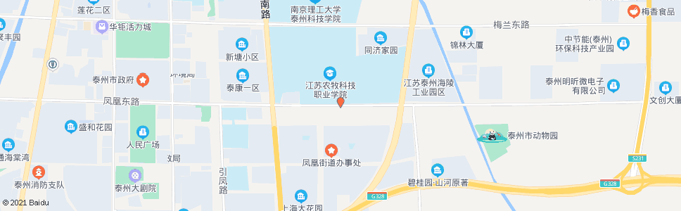 泰州牧院(南门)_公交站地图_泰州公交_妙搜公交查询2024