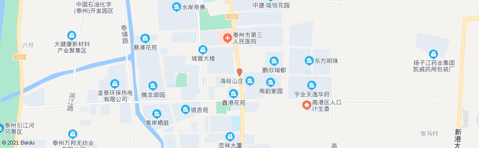 泰州府后人家_公交站地图_泰州公交_妙搜公交查询2024