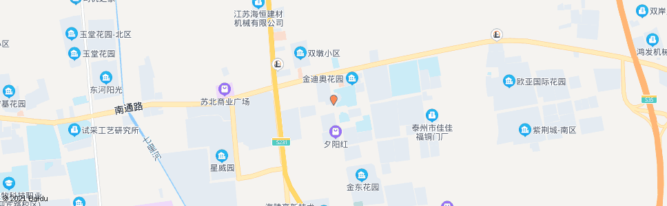 泰州京泰路街道办事处(永吉路)_公交站地图_泰州公交_妙搜公交查询2024