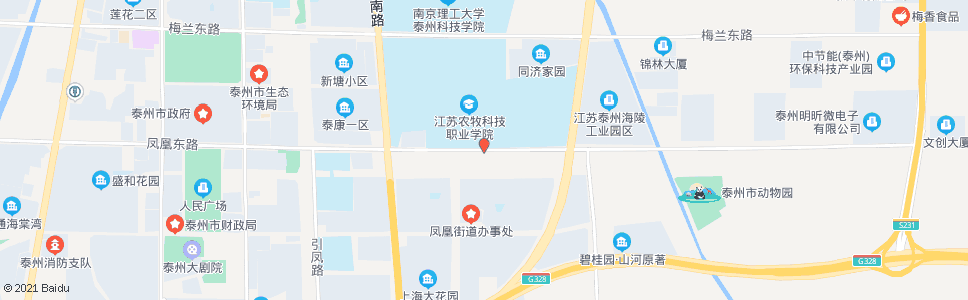 泰州牧院南门_公交站地图_泰州公交_妙搜公交查询2024